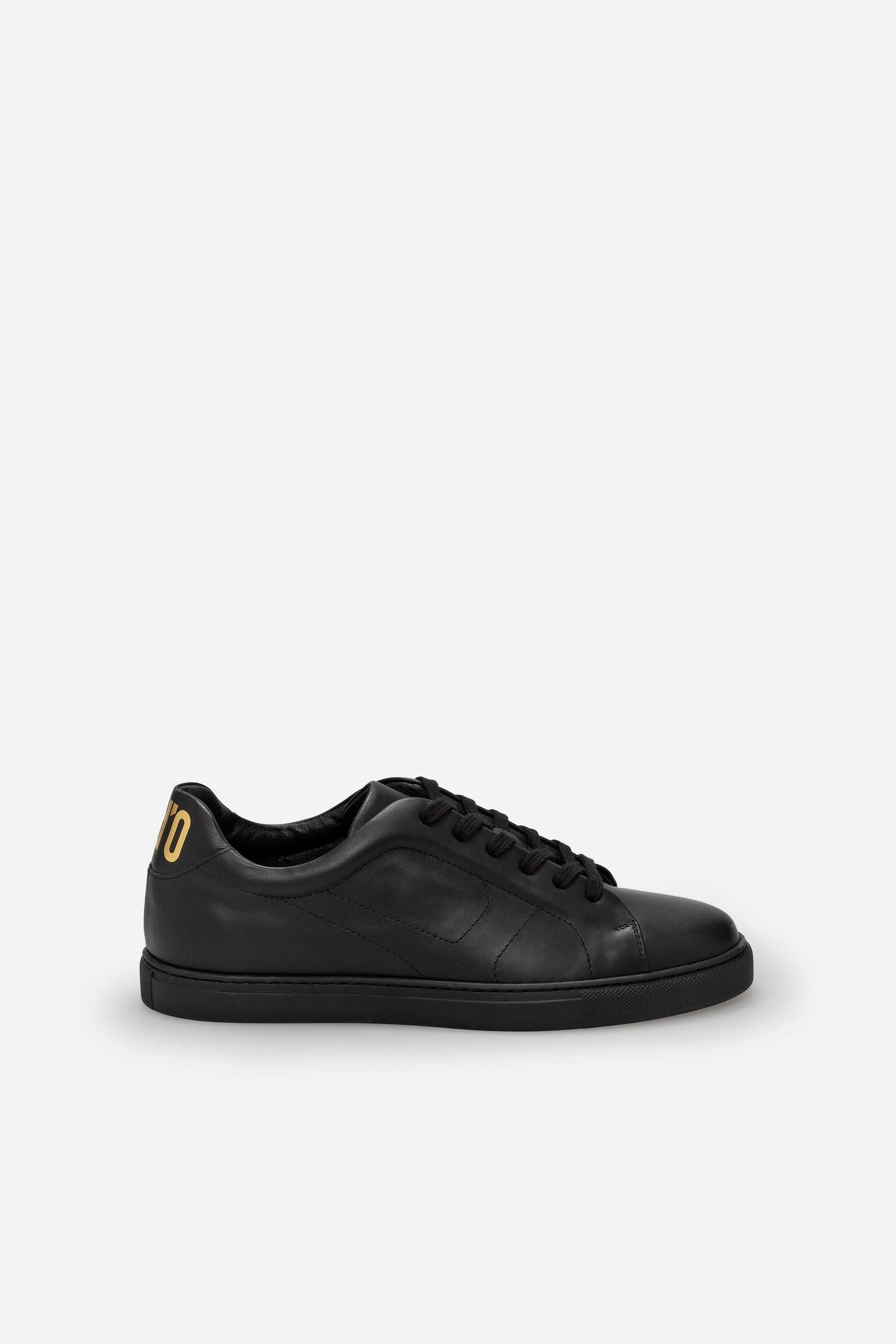 Sneakers uomo N.100 in pelle nera