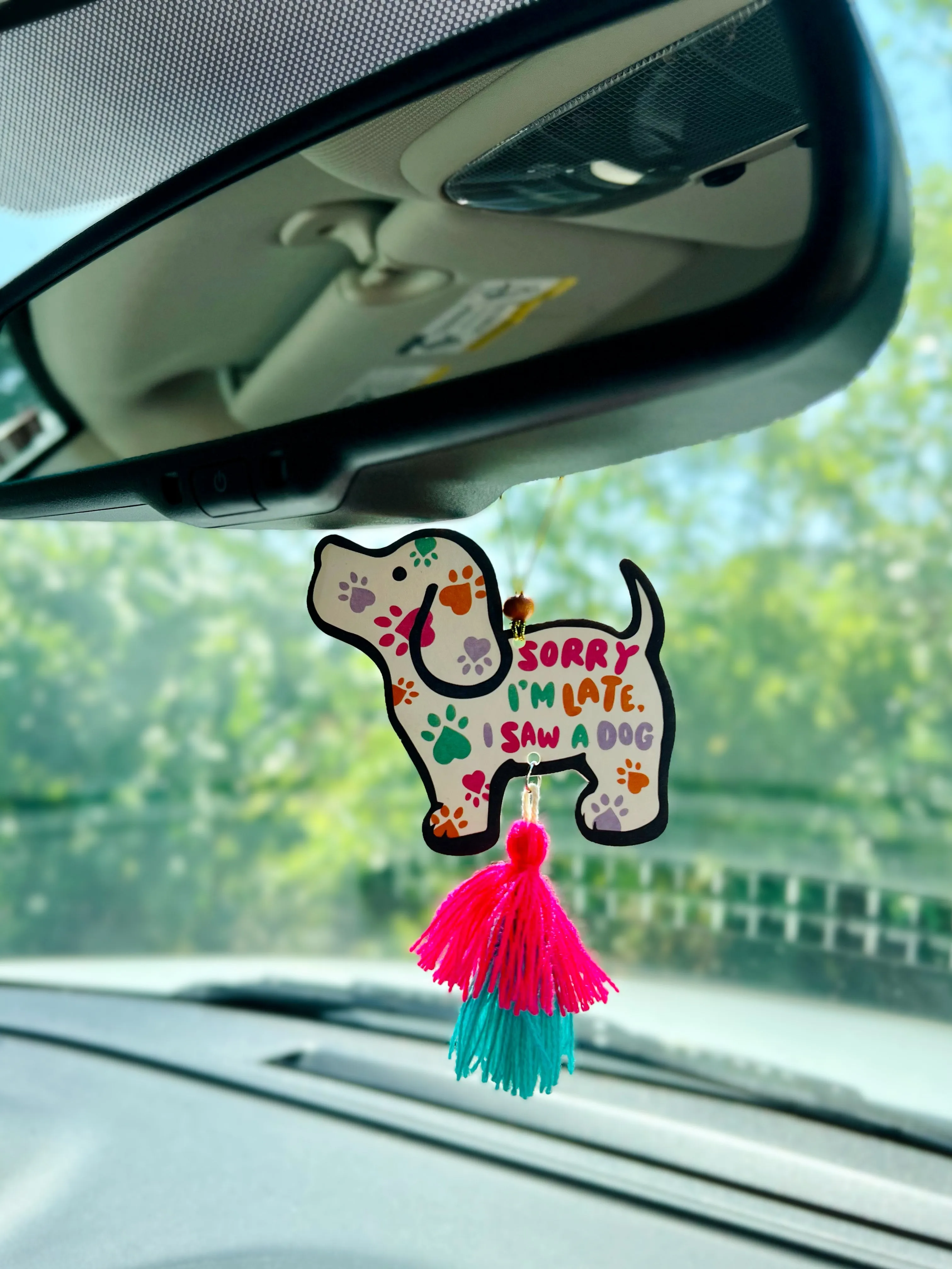 SORRY I'M LATE PUP AIR FRESHENER (PACK OF 2)