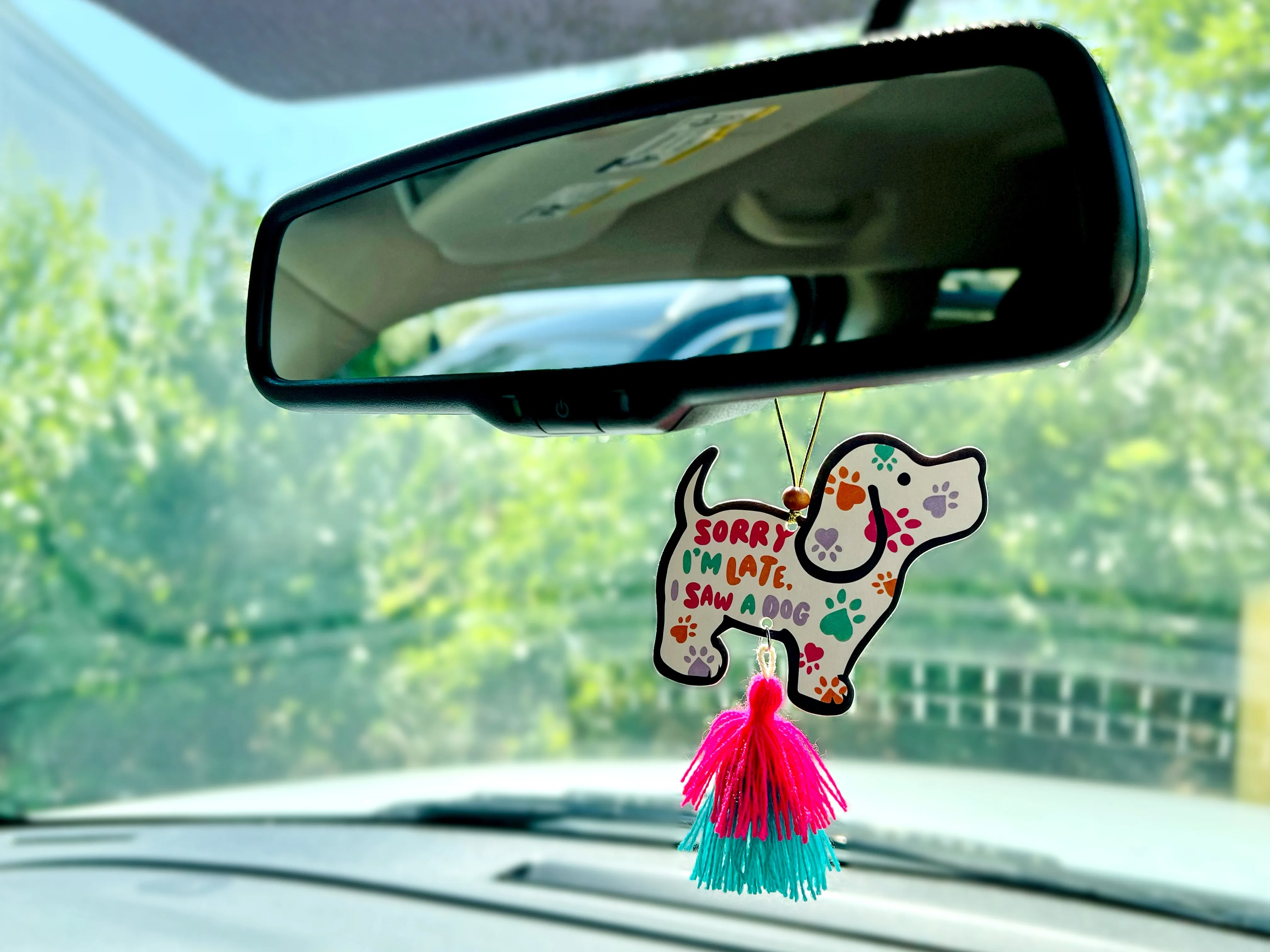 SORRY I'M LATE PUP AIR FRESHENER (PACK OF 2)