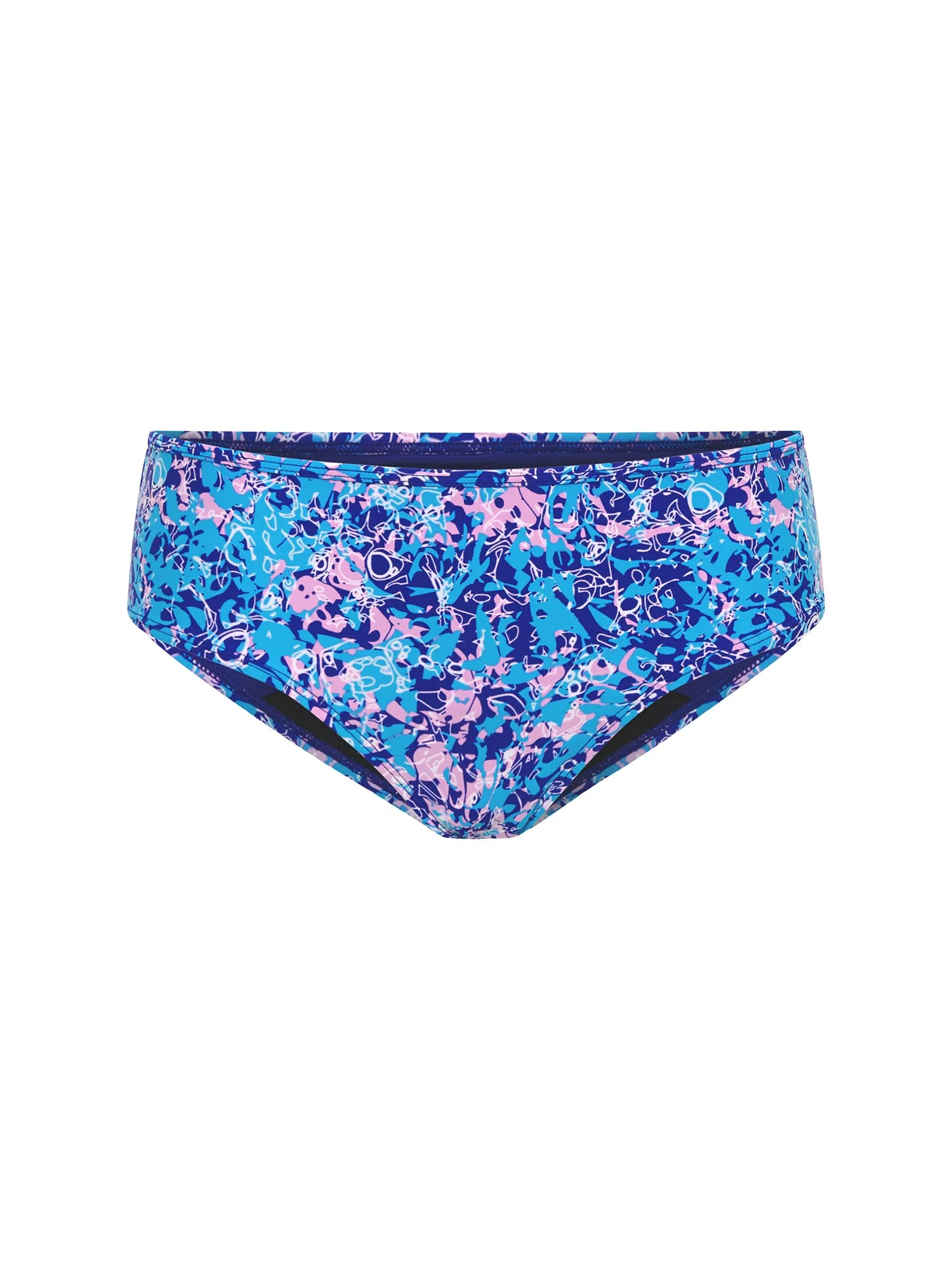 Teen Swimwear Bikini Brief Light-Moderate Blue Tropic