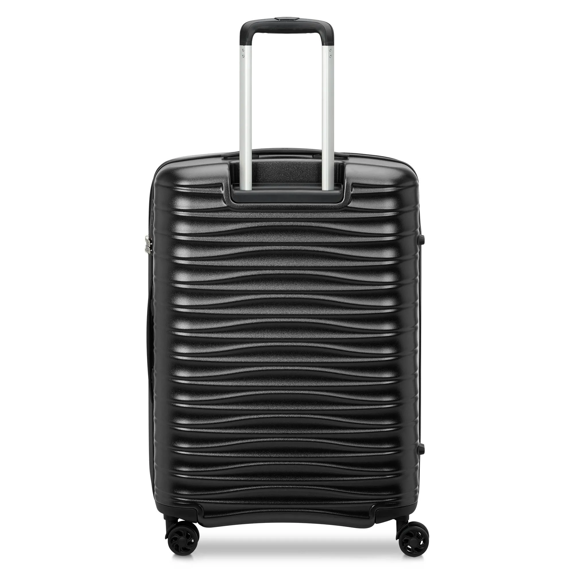 Trolley Medio 65 Cm RONCATO Wave Nero Rigido 4 Ruote Espandibile