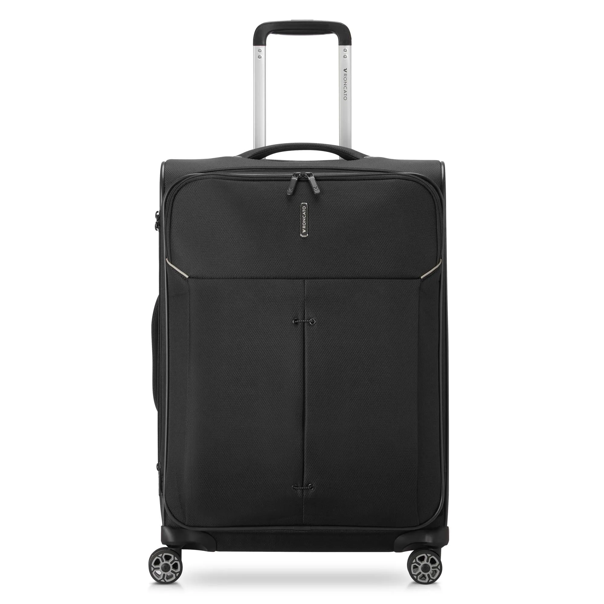 Trolley Medio 65cm RONCATO Ironik 2.0 Nero 4 Ruote Espandibile